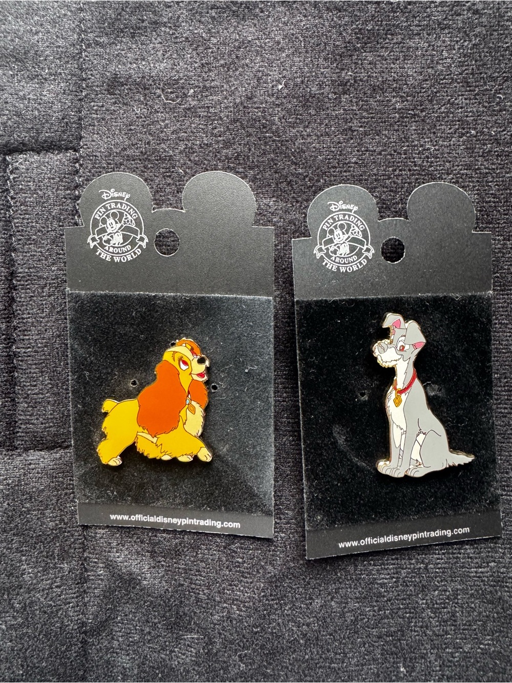 Lady & Tramp Disney Trading Pins